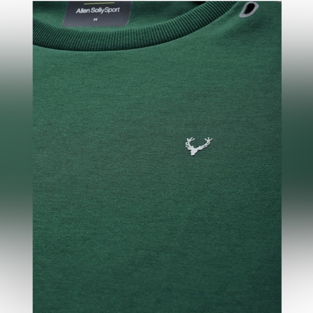 Allen Solly Green Green Sweatshirt Men - Picture 3 of 6